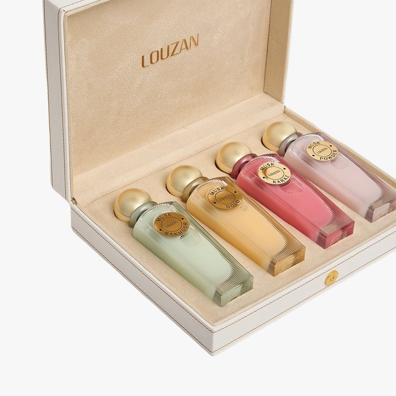 Louzan Musk Collection - 4x100ml perfume | Premium Unisex Arabic Fragrance - Image 1
